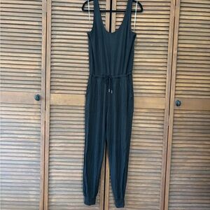 Athleta Black Drawstring Jumpsuit